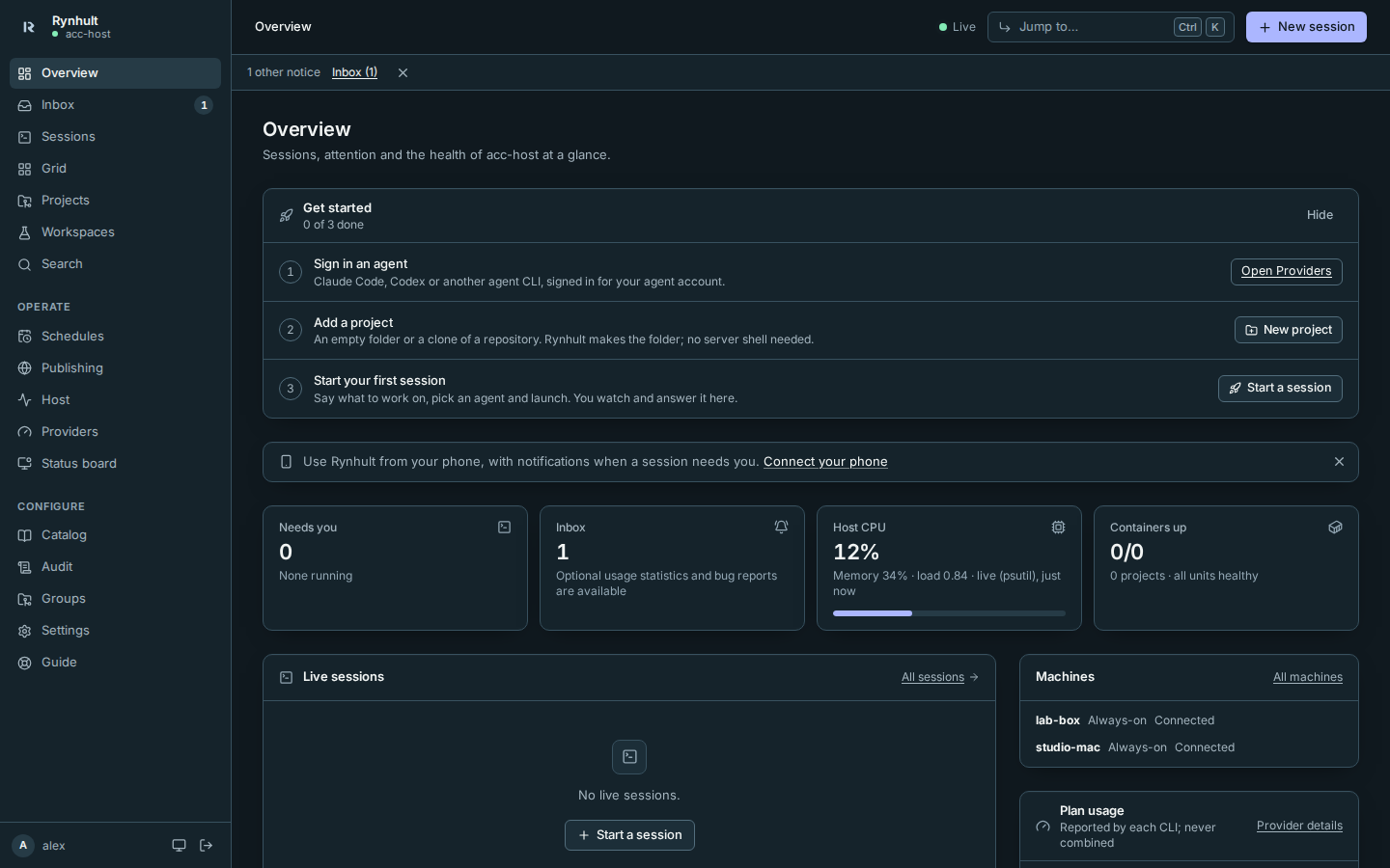 Get started on a new install