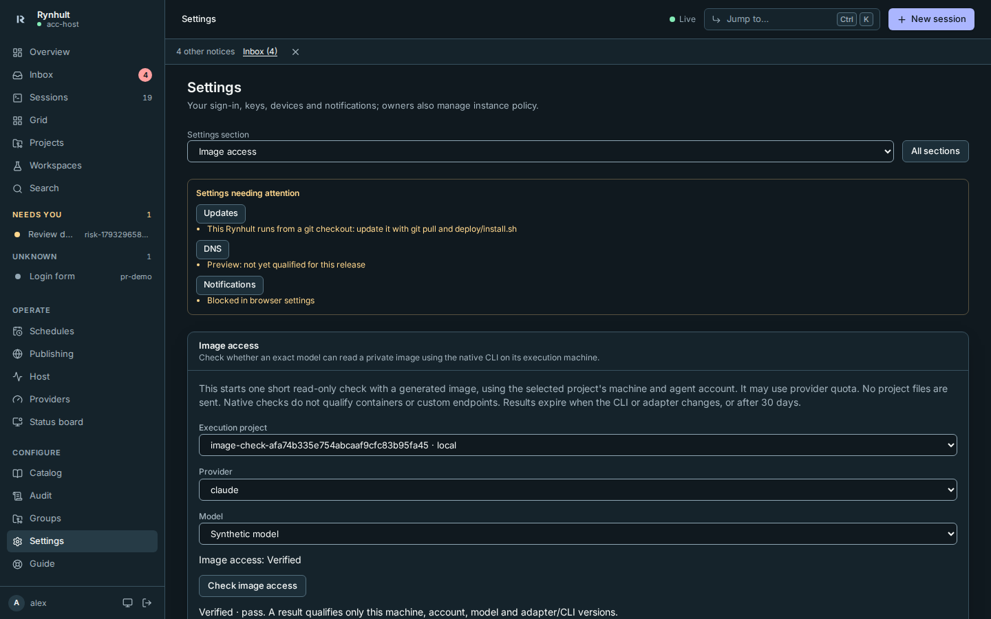 Image access on desktop in dark mode