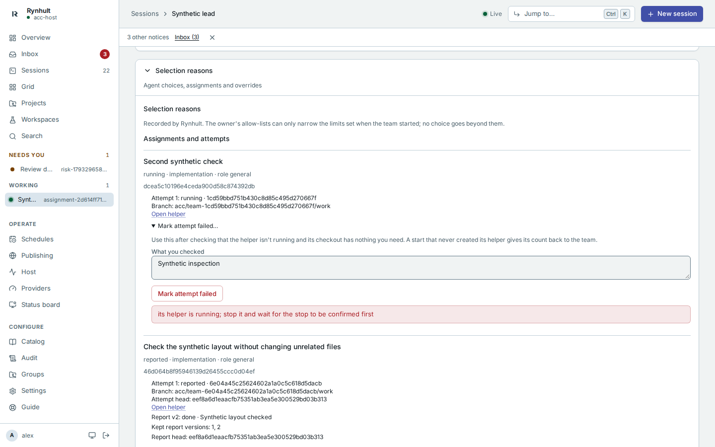 Assignments and classification on desktop, light