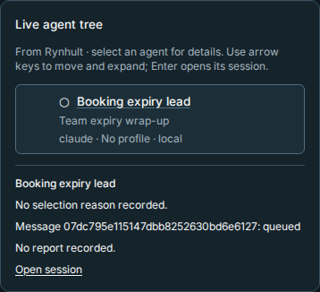 A lead in expiry wrap-up on a phone