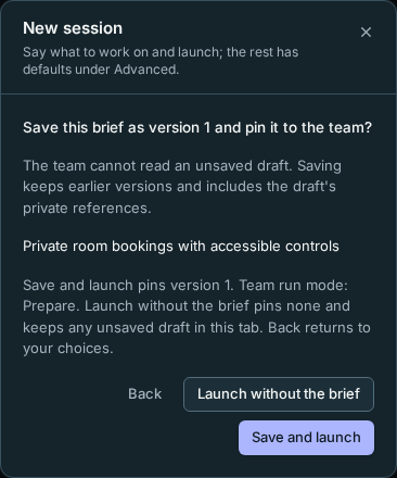 The same save, skip and Back choices on a phone
